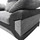Dino Fabric and Leather Trim 2 Seater Sofa