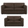 Danbury Leather 3 + 2 Sofa Suite