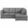 Danbury 4 Seater Corner Sofa L Shaped Sofa Grey Leather