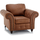 Oakland Leather Tan Armchair Single Seater