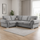 Milan 4 Seater Corner Sofa Fullback