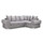 Milan 4 Seater Corner Sofa Scatter Back