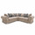 Milan 5 Seater Corner Sofa Scatter Back