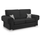 Milan 3 + 2 Seater Fabric Sofa Set Full back