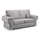 Milan 3 + 2 Seater Fabric Sofa Set Full back