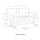 Milan 3 Seater Sofa Fullback
