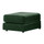 Brooklyn Foam Filled Footstool Plush Velvet Plush