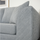 Quilted Fullback 3 Seater Fabric Chenille Sofa