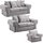Milan 3 piece sofa suite scatter back chesterfield cheap 3 piece sofa set