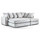Chiswick Corner Sofa Bed Silver L Shaped With Footstool 4 Seater Chiswick Corner Sofa Bed Silver L Shaped With Footstool 4 Seater