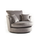 Quinn Plush Velvet Swivel Chair