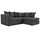 Byron Dundee Grey Fabric Corner Sofa