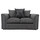Byron Dundee Grey Fabric Sofa Suite