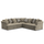 Mellors Graphite Grey Or Stone Chenille 5 Seater Corner Sofa