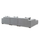 Aluxo Leonard  L Shaped Modular Corner Sofa Cloudy Grey Back