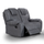 Sydney Grey Fabric Manual Reclining 2 Seater Sofa