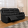 Venlo Leather Reclining Sofa Suite | Black | Brown | Grey
