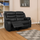 Venlo Leather Reclining Sofa Suite | Black | Brown | Grey