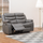 Venlo Leather Reclining Sofa Suite | Black | Brown | Grey