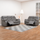 Venlo Leather Reclining Sofa Suite | Black | Brown | Grey