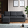 York Grey Turin Fabric 3 Seater Reversible Corner sofa