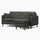 Eden small reversible l shaped cheap 3 seater corner sofa