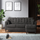 Eden small reversible l shaped cheap 3 seater corner sofa
