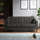 living room sofas high quality decorative buttoned 3 seater sofa