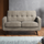 Kendal Antelope Colour Fabric 3 Piece Sofa Suite