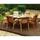 Eight Seater Circular Table Set Garden Furniture Outdoor Seating