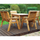 6 Seater Rectangular Table Set Outdoor Seating Garden Patio