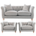 Elsie 3 piece sofa suite2 seater and armchair Chesterfield Plush Velvet Sofa Living Room Seating Sofas On Sale