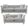 Elsie 2 piece sofa suite 3 seater 2 seater Chesterfield Plush Velvet Sofa Living Room Seating Sofas On Sale