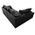 Paris Boucle L Shaped Fabric 4 Seater Corner Sofa - Scatter