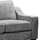 Nebraska Slate Fabric 3 Seater Sofa