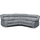 Linden Grey Fabric Electric Reclining Corner Sofa Linden Grey Fabric Electric Reclining Corner Sofa