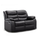 Venice Leather Reclining 2 Seater Sofa | Black | Brown | Grey