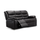 Venice 3 Seater Manual Reclining Sofa | Black | Brown | Grey