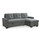 Arden Grey 3 Seater L Shaped Universal Sofa Bed With Storage