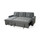 Arden Grey 3 Seater L Shaped Universal Sofa Bed With Storage
