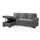 Arden Grey 3 Seater L Shaped Universal Sofa Bed With Storage