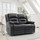 Arlo Leather Like Electric 2 Seater Black or Grey