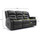 Arlo Leather Like Electric 3 Seater Black or Grey