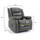 Arlo Black or Grey Leather Like Electric Reclining Armchair