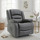 Arlo Black or Grey Leather Like Electric Reclining 3 Piece Sofa Suite 3 + 2 + 1