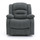 Arlo Grey Fabric 3 Piece Electric Reclining Sofa Suite 3 + 1 + 1 USB + Drinks Tray
