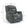 Arlo Grey Fabric 3 Piece Electric Reclining Sofa Suite 3 + 1 + 1 USB + Drinks Tray