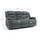 Arlo Grey Fabric Electric Reclining Sofa Suite 3 + 2 USB + Drinks Tray