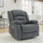 Arlo Grey Fabric Electric Reclining Armchair