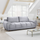 Zura Plush Velvet Large 3 Seater Sofa